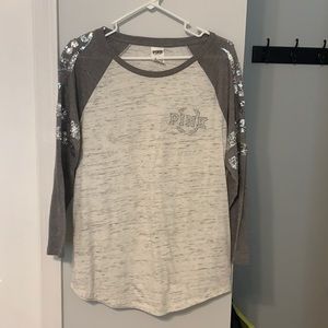 women’s large PINK tee shirt